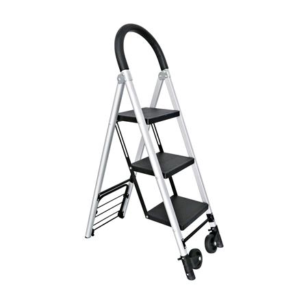 บันได STEP มีล้อ MATALL 3 ขั้น สีดำ_1