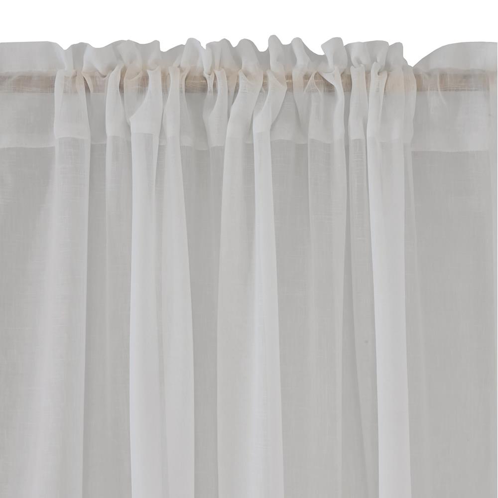 ผ้าม่านโปร่งสอดหู ME LIVING SLAB 145X160 ซม. สีขาว