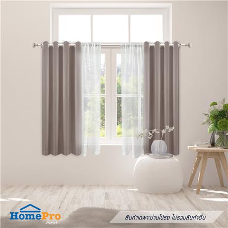 ผ้าม่านโปร่งสอดหู ME LIVING SLAB 145X160 ซม. สีขาว_3