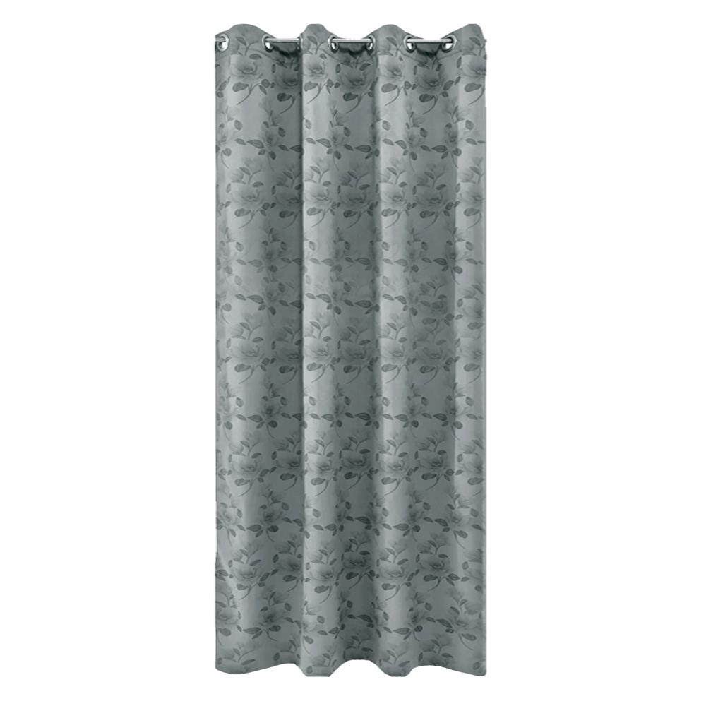 ผ้าม่าน EYELET ME LIVING BLUME UV 140X220 ซม. สีเทา