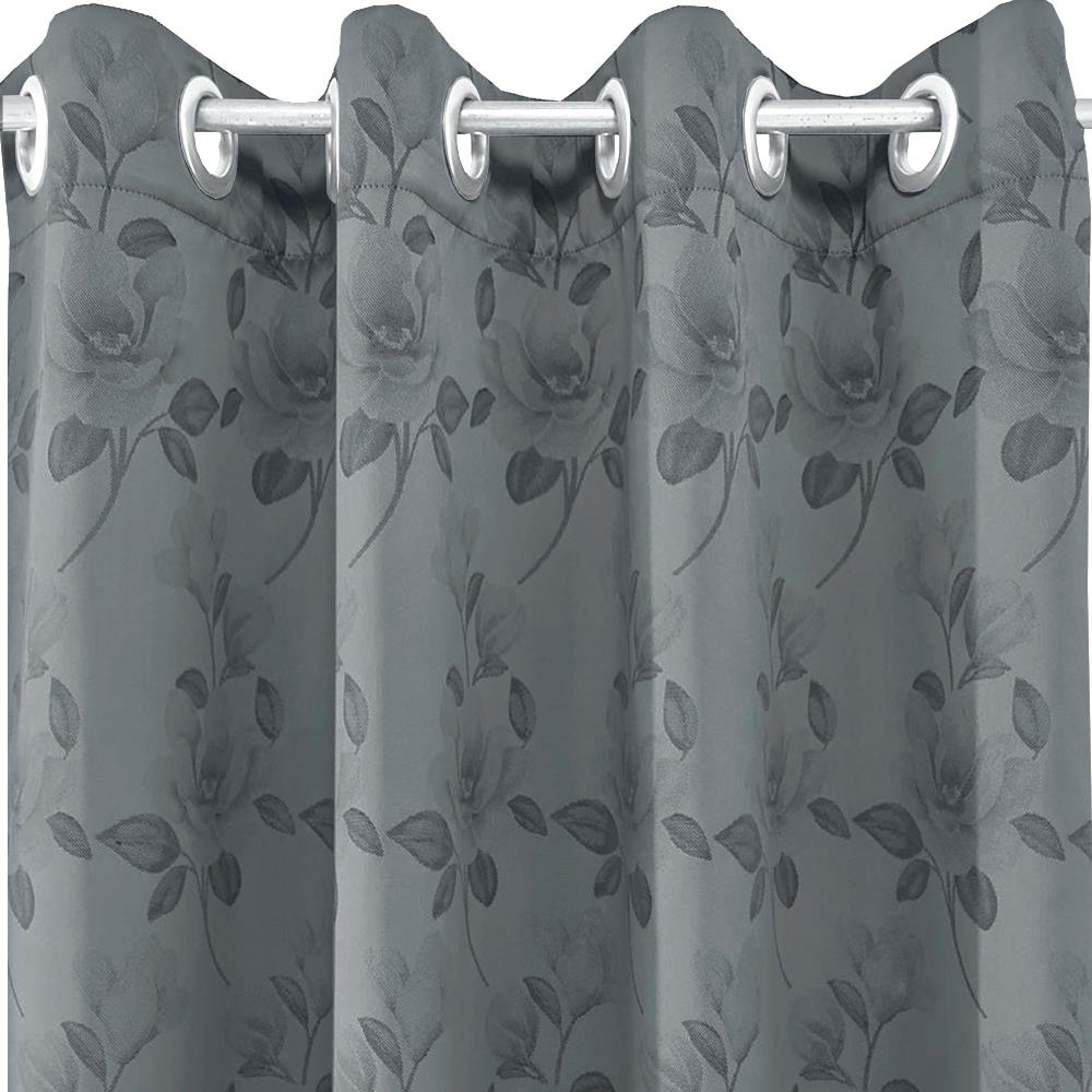 ผ้าม่าน EYELET ME LIVING BLUME UV 140X220 ซม. สีเทา
