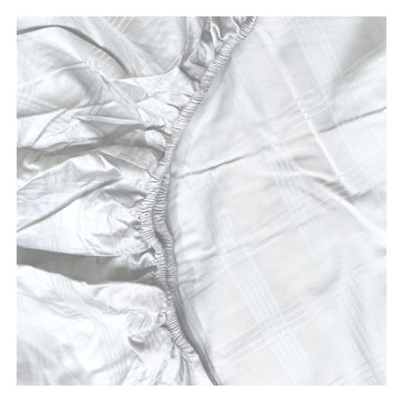 ชุดผ้าปูที่นอน 6 ฟุต 5 ชิ้น SLUMBERLAND PERLASO สี WHITE_2