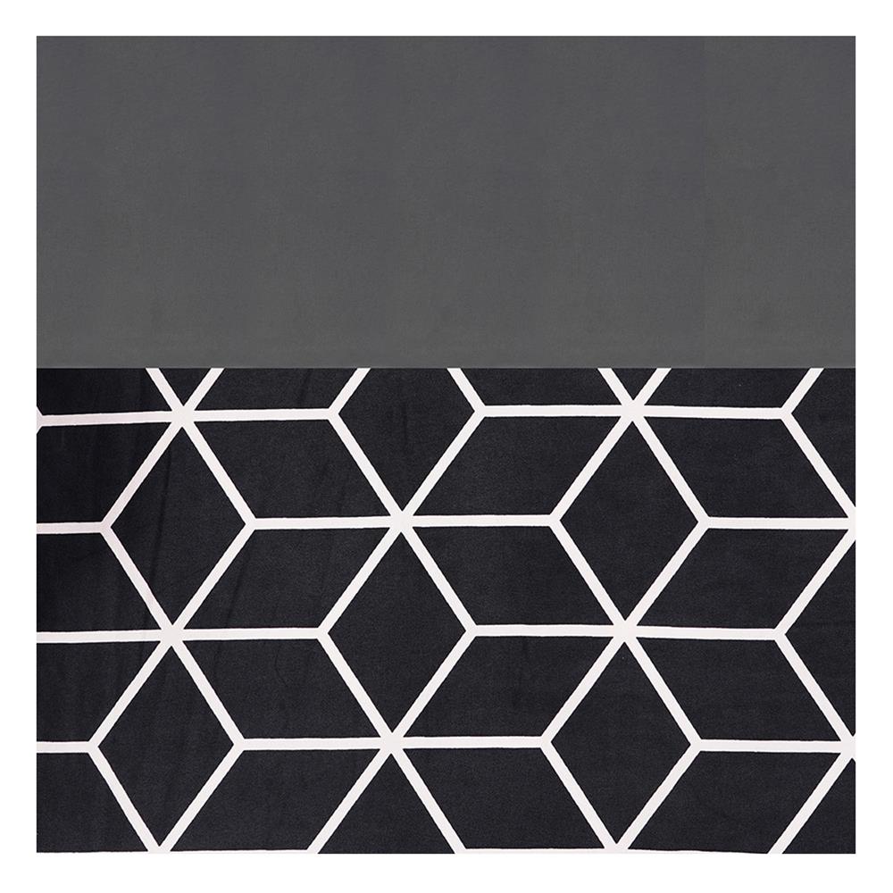 ชุดผ้าปูที่นอน 3.5 ฟุต 4 ชิ้น PICASSO SMILE สี BAMA DARKGREY