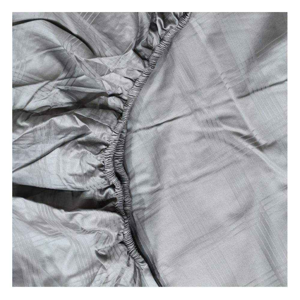 ชุดผ้าปูที่นอน 5 ฟุต 5 ชิ้น SLUMBERLAND SYLVESTER สี GREY