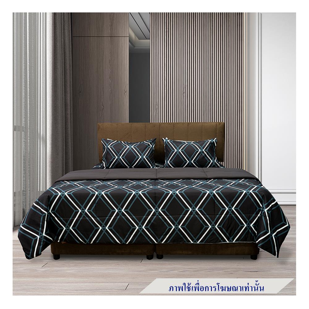 ชุดผ้าปูที่นอน 3.5 ฟุต 4 ชิ้น PICASSO SMILE สี LIMA BROWN