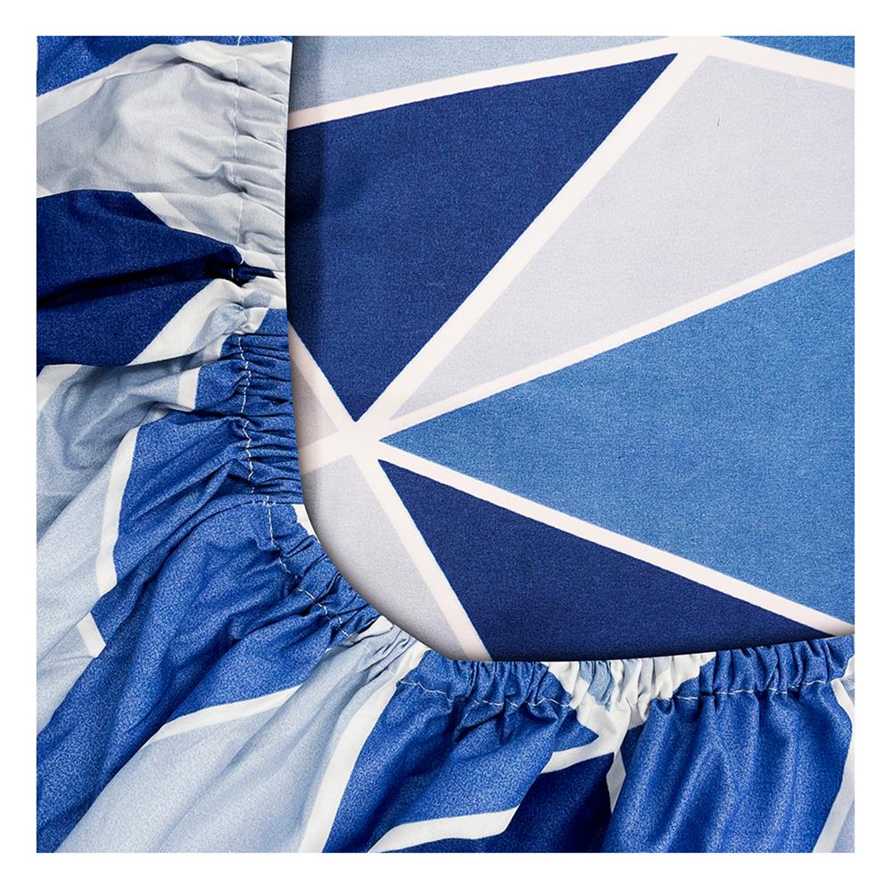 ชุดผ้าปูที่นอน 6 ฟุต 6 ชิ้น PICASSO SMILE สี LILONG NAVY BLUE