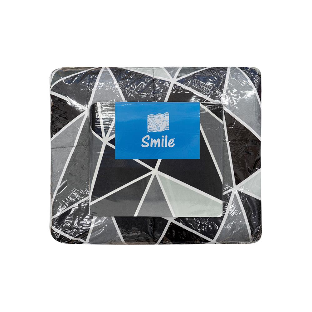 ชุดผ้าปูที่นอน 5 ฟุต 6 ชิ้น PICASSO SMILE สี LILONG BROWN