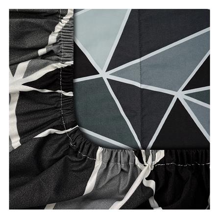 ชุดผ้าปูที่นอน 5 ฟุต 6 ชิ้น PICASSO SMILE สี LILONG BROWN_2