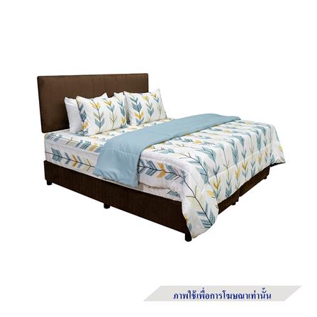 ชุดผ้าปูที่นอน 3.5 ฟุต 4 ชิ้น PICASSO SMILE สี CAIRO GREENMINT_1