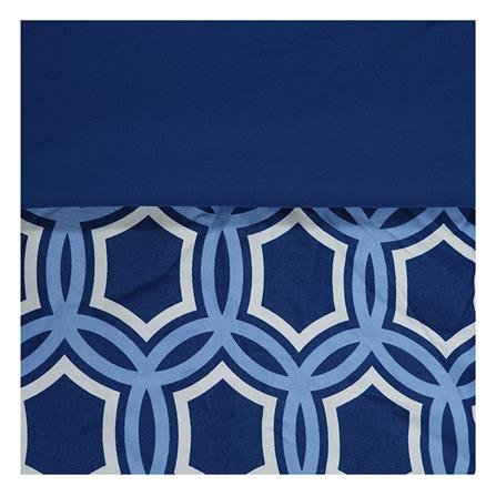 ชุดผ้าปูที่นอน 3.5 ฟุต 4 ชิ้น PICASSO SMILE สี OSLO NAVY BLUE_3