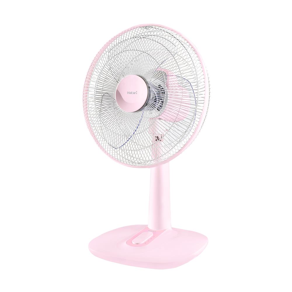 พัดลมตั้งโต๊ะ 14 นิ้ว HATARI T14M1 สีชมพู