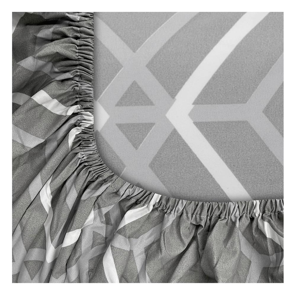 ชุดผ้าปูที่นอน 3.5 ฟุต 4 ชิ้น PICASSO SMILE สี LIMA GREY