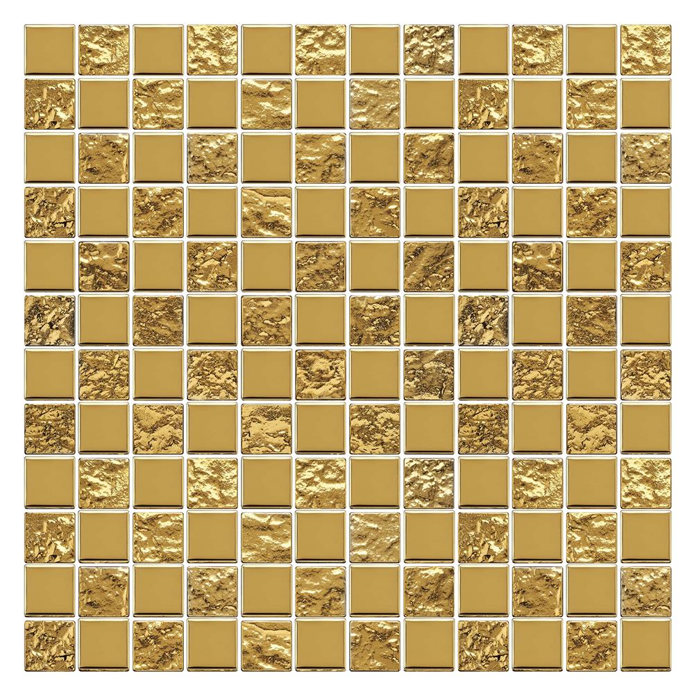 โมเสคแก้ว 30x30 ซม. GLASCERA ไชนีย์ 1 ทอง