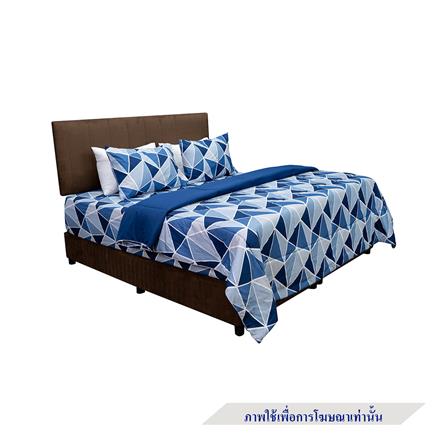 ชุดผ้าปูที่นอน 5 ฟุต 6 ชิ้น PICASSO SMILE สี LILONG NAVY BLUE_1