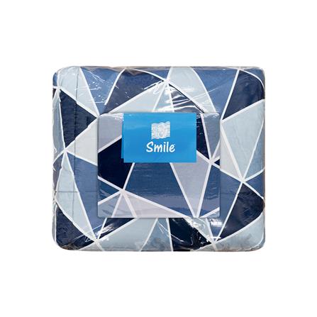 ชุดผ้าปูที่นอน 5 ฟุต 6 ชิ้น PICASSO SMILE สี LILONG NAVY BLUE_4