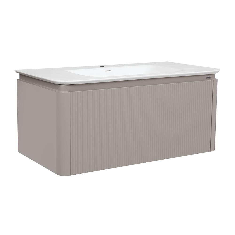 อ่างล้างหน้าเคาน์เตอร์ MOYA VC-2205B สีเบจ