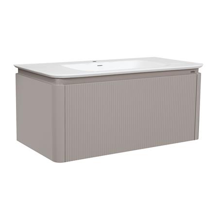 อ่างล้างหน้าเคาน์เตอร์ MOYA VC-2205B สีเบจ_0