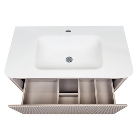 อ่างล้างหน้าเคาน์เตอร์ MOYA VC-2205B สีเบจ_1