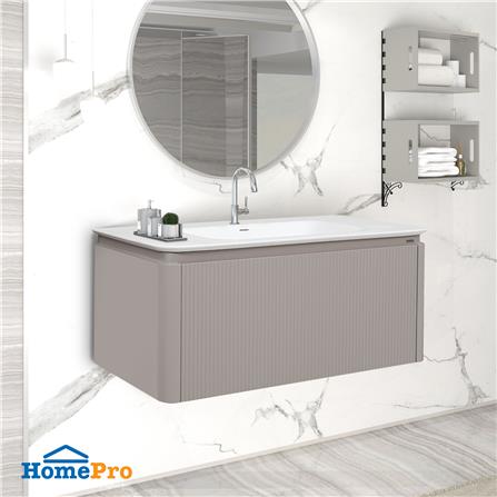 อ่างล้างหน้าเคาน์เตอร์ MOYA VC-2205B สีเบจ_3