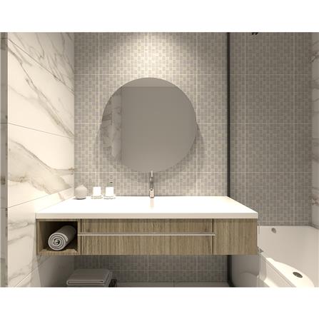 โมเสคแก้ว 30x30 ซม. GLASCERA แมตต์ แกรนด์ เงิน_1