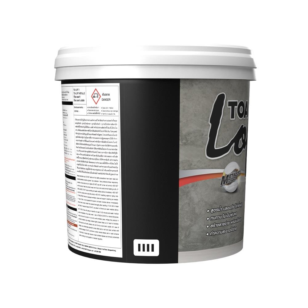 สีน้ำลอฟท์ TOA LOFT METALLIC WHITE 9 กก.