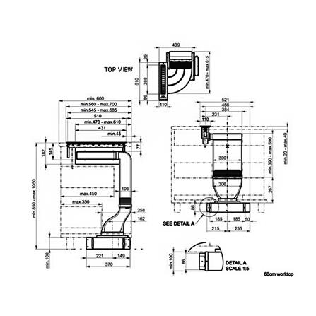 เครื่องดูดควันฝังเคาน์เตอร์ TEKA FIH 16760 TOS BK VARIO 51 ซม._5