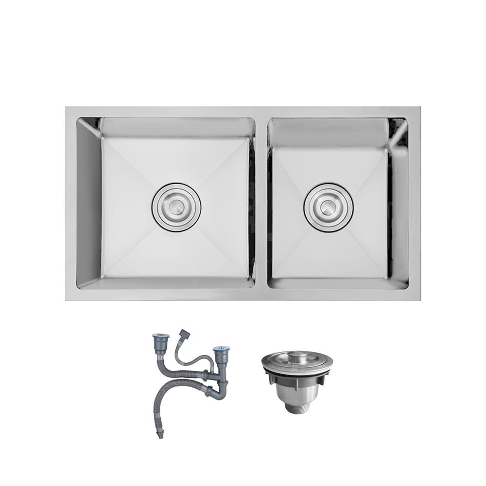 ซิงค์ฝัง 2 หลุม THAI FORWARD FH1209R สีเงิน