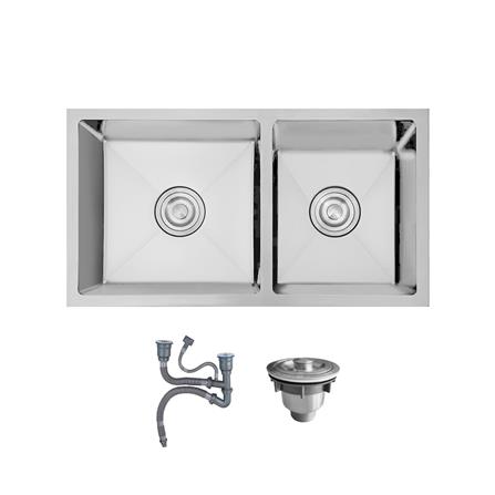 ซิงค์ฝัง 2 หลุม THAI FORWARD FH1209R สีเงิน_0