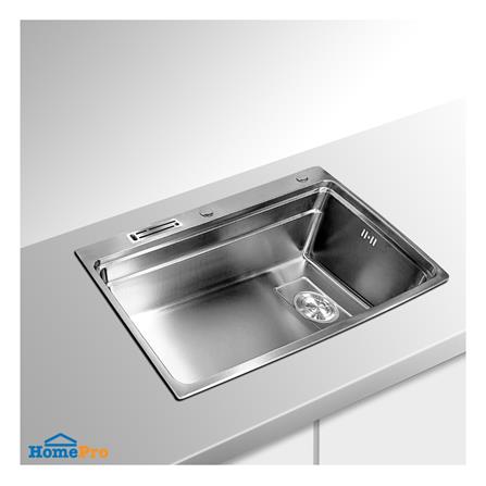 ซิงค์ฝัง 1 หลุม TECNOPLUS ELITE 2 SQ SV สีเงิน_3