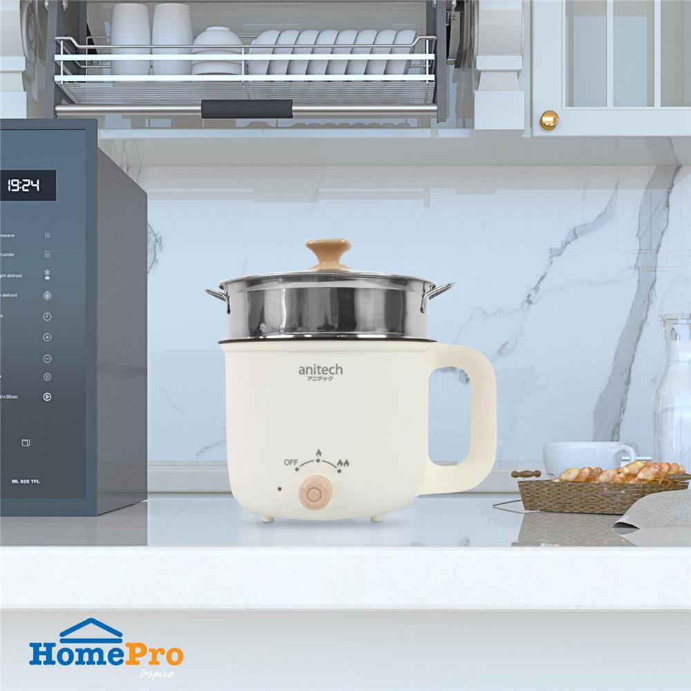 หม้ออเนกประสงค์ ANITECH SMK602-IV สีครีม 1.5 ลิตร