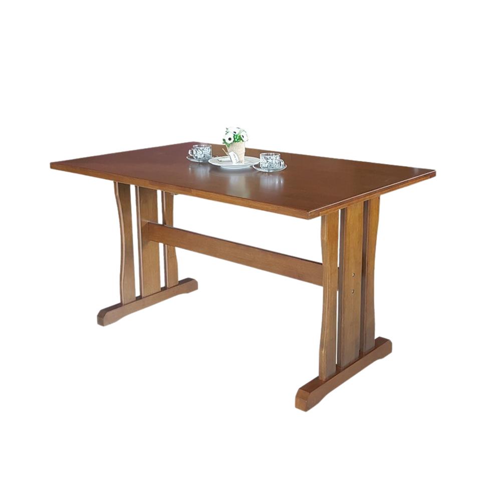 ชุดโต๊ะอาหาร 6 ที่นั่ง FURDINI DAMON สี LIGHT WALNUT