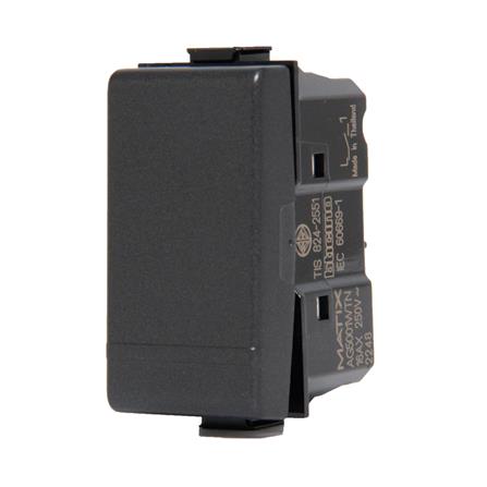 สวิตช์ 1 ทาง BTICINO SAG5001WTN ขนาด 1 ช่อง สีดำ_1