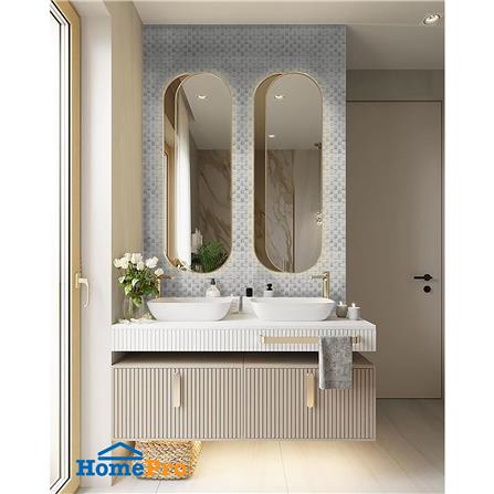 โมเสคแก้ว 30x30 ซม. GLASCERA ไชนีย์ 2 เงิน_1