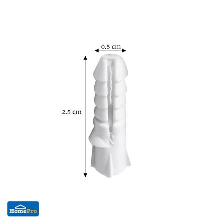 พุกพลาสติก DEXZON เบอร์ 5 แพ็ก 25 ชิ้น_3