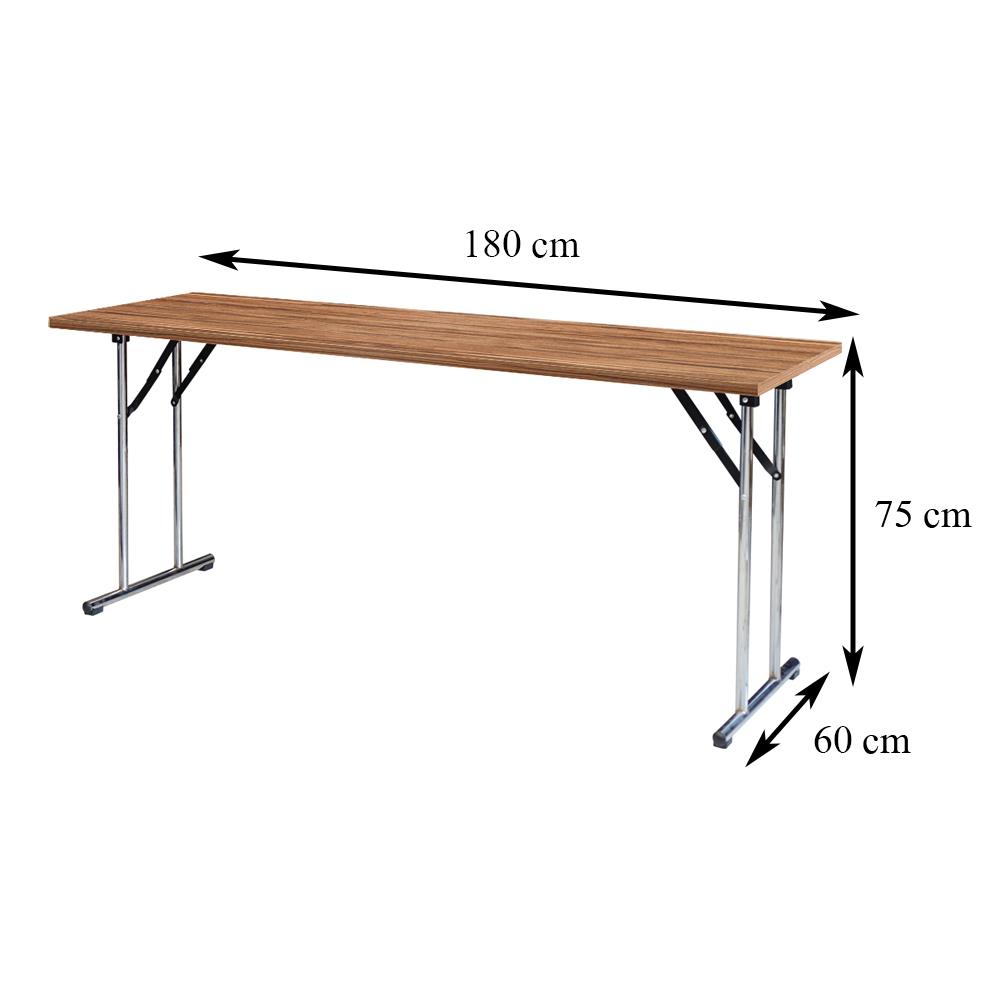 โต๊ะอเนกประสงค์ SURE E1 60X180 ซม. สีวอลนัท