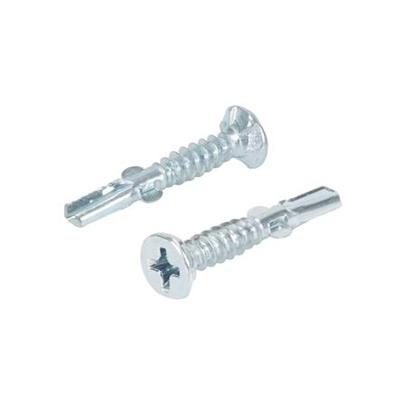 สกรูยึดไม้ฝามีปีก TF DEXZON 8x1 นิ้ว (แพ็ก 30 ชิ้น)_0