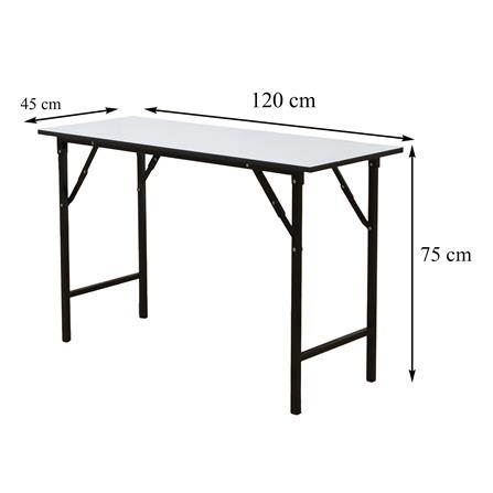 โต๊ะอเนกประสงค์เหลี่ยม FURDINI FN-45120 TOP16 สีขาว_7