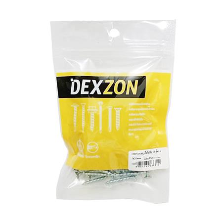 สกรูยึดไม้ฝามีปีก DEXZON TF 7x32 มม. (แพ็ก 100 ชิ้น)_2