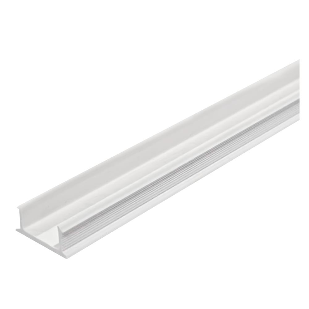 เซาะร่อง PVC ชวากร รุ่น U10 1x200 ซม. สีขาว
