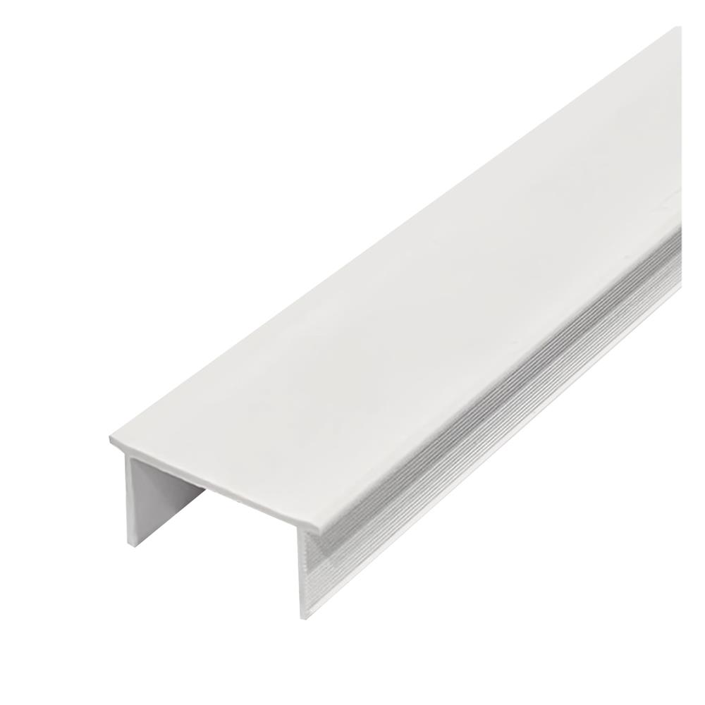 เซาะร่อง PVC ชวากร U20 2x200 ซม. สีขาว