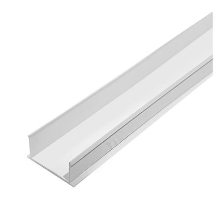 เซาะร่อง PVC ชวากร U20 2x200 ซม. สีขาว_1