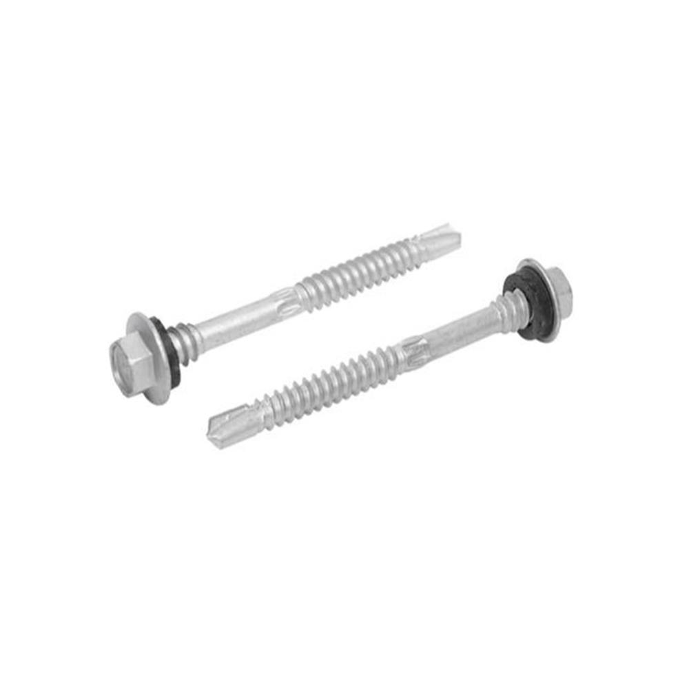 สกรูยึดสันลอนเมทัลชีทโครงเหล็ก DEXZON 10x2-1/2 นิ้ว (แพ็ก 10 ชิ้น)