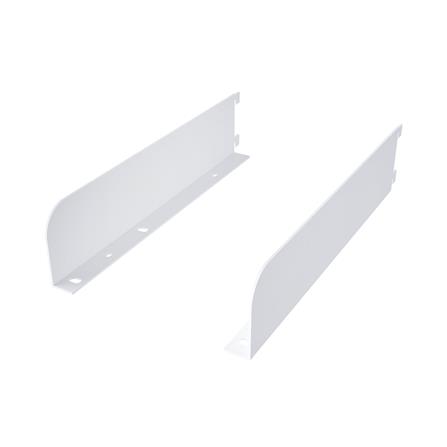 แขนรับชั้นเหล็กเดี่ยว STACKO FLEXI 30CM ขอบสูง สีขาว (L,R)