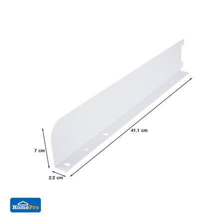 แขนรับชั้นเหล็กเดี่ยวขอบสูง STACKO FLEXI 40CM สีขาว (L,R)_6