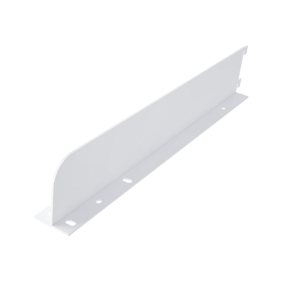 แขนรับชั้นเหล็กคู่ขอบสูง STACKO FLEXI 40CM สีขาว