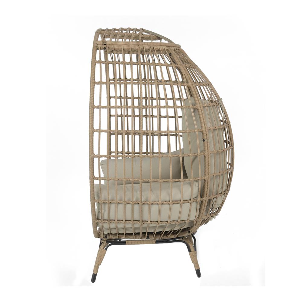 เก้าอี้พักผ่อน SPRING WICKER EGG BALLENE สีเบจ