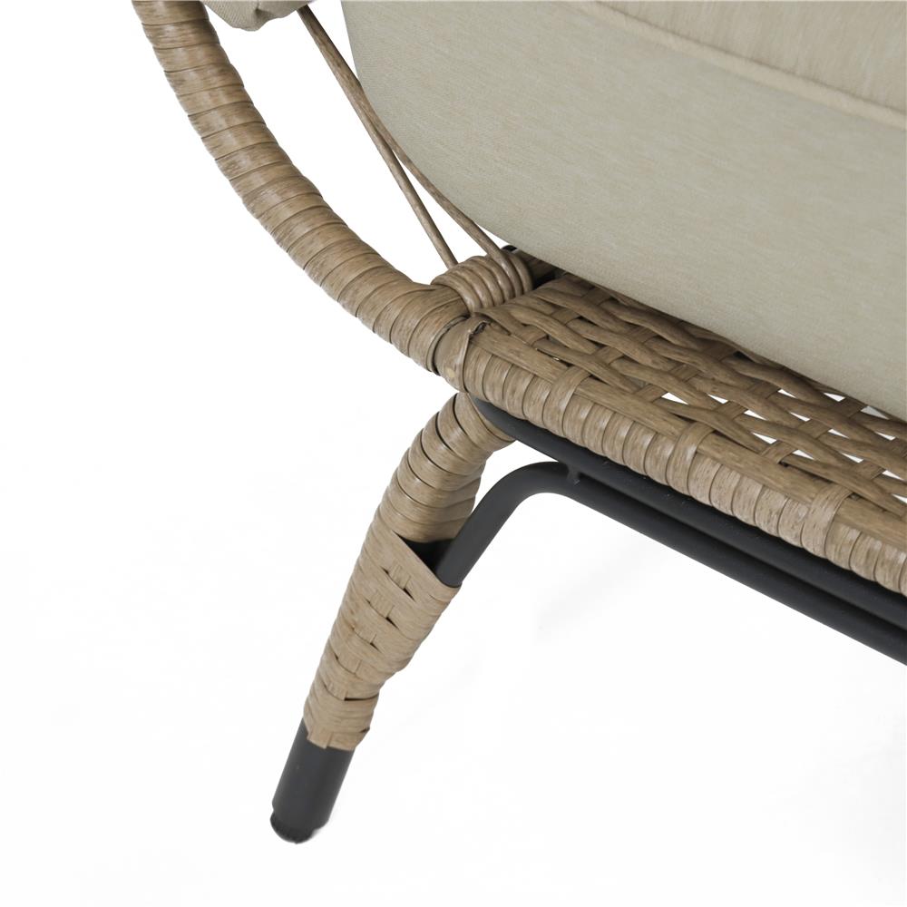 เก้าอี้พักผ่อน SPRING WICKER EGG BALLENE สีเบจ