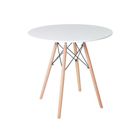 โต๊ะอาหารกลม FURDINI CHAD สีขาว_0