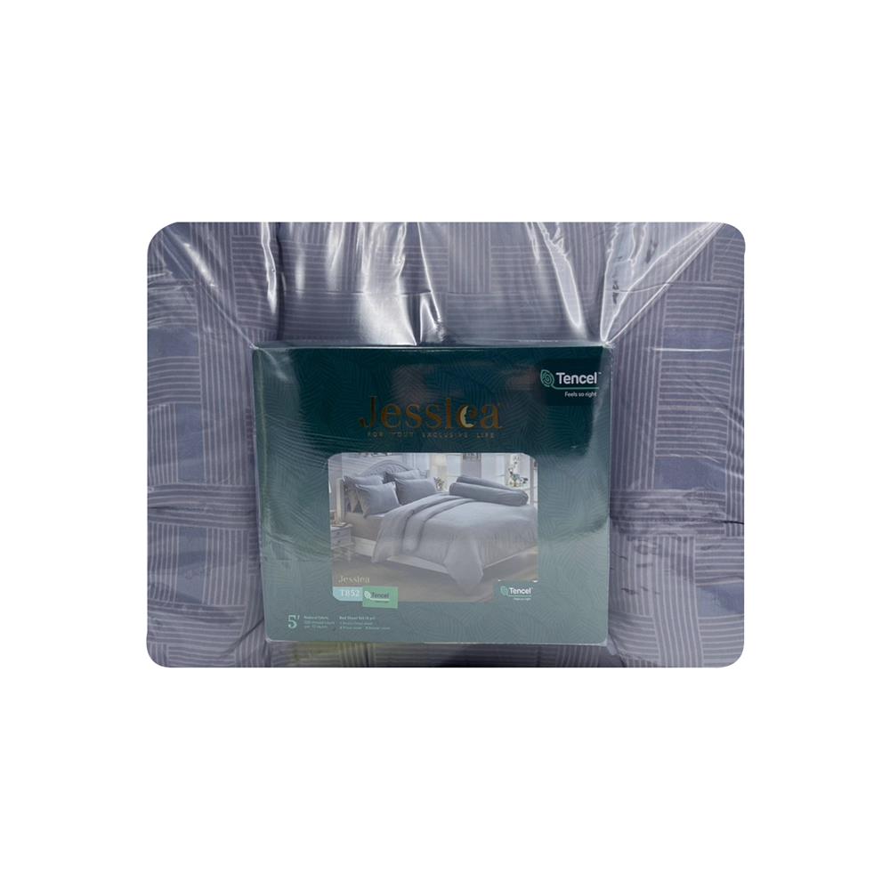 ชุดผ้าปูที่นอน 5 ฟุต 6 ชิ้น JESSICA TENCEL 22015-T852