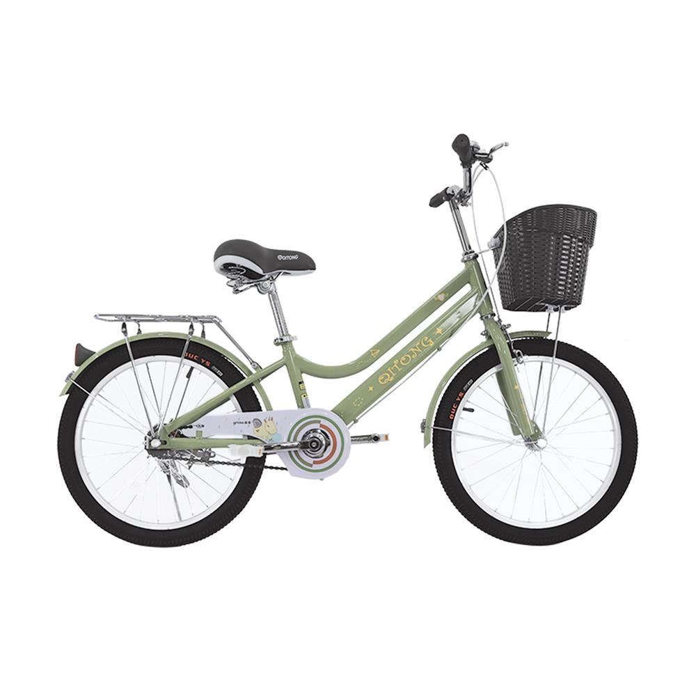 จักรยานแม่บ้าน QITONG TN21A07 20 นิ้ว สีเขียว